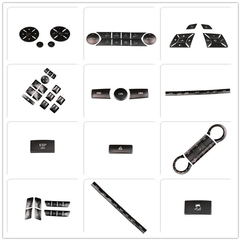 奔驰升窗方向盘内饰GLK300 E260 W204C180 CLA GLA改装按键贴汽车,汽车用品/电子/清洗/改装,方向盘改装,淘宝优惠券,粉丝福利购,淘宝优惠卷