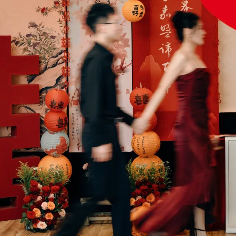 结婚纸灯笼立柱纸花球婚房布置套装订婚礼卧室客厅拍照背景装饰,节庆用品/礼品,拉花,淘宝优惠券,粉丝福利购,淘宝优惠卷