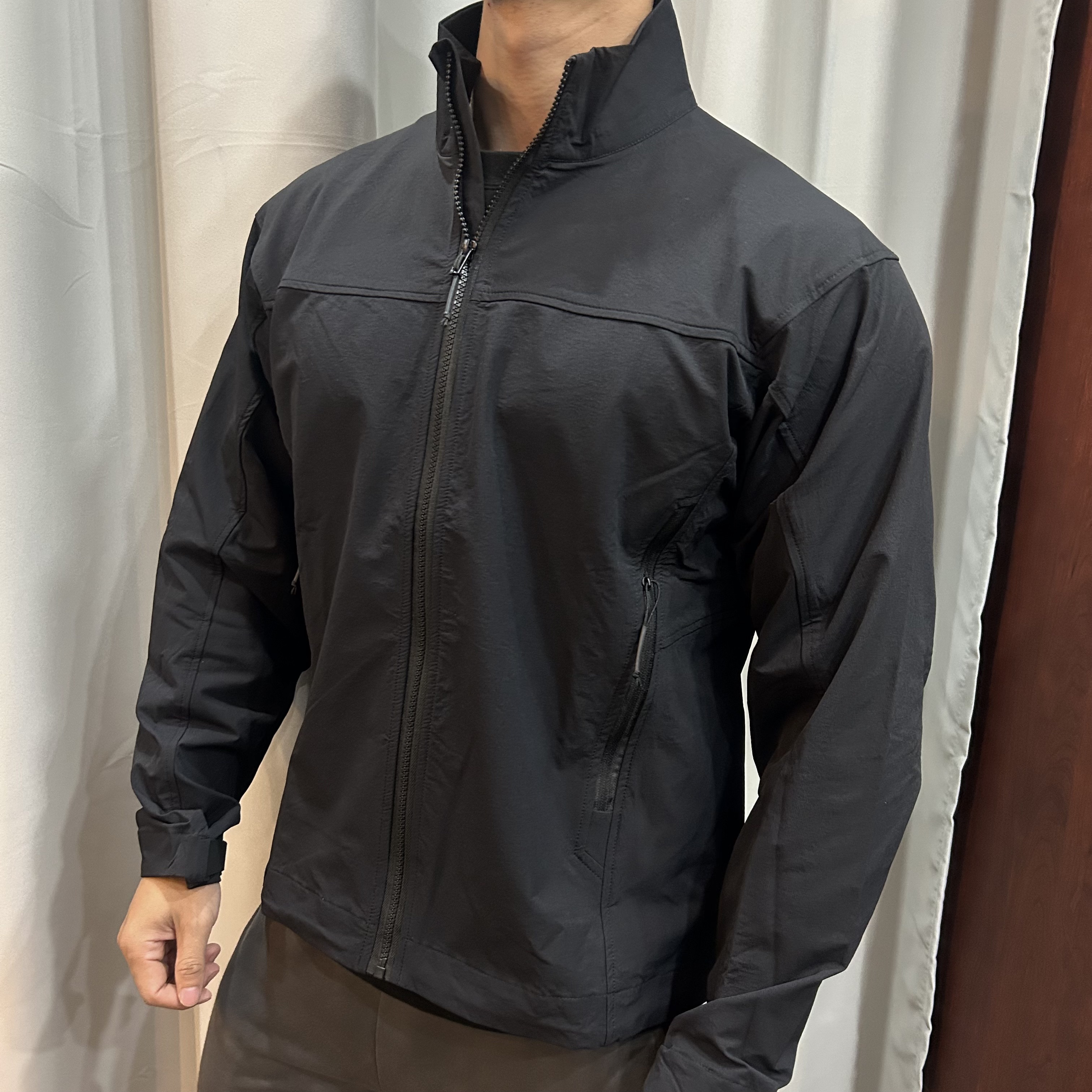 美式秋冬三防教练工装飞行夹克户外立领简约休闲硬汉冲锋衣外套男