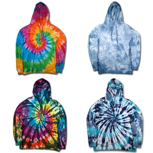 扎染卫衣连帽套头棉男女宽松街潮滑板hiphop说唱tiedye嬉皮滑雪
