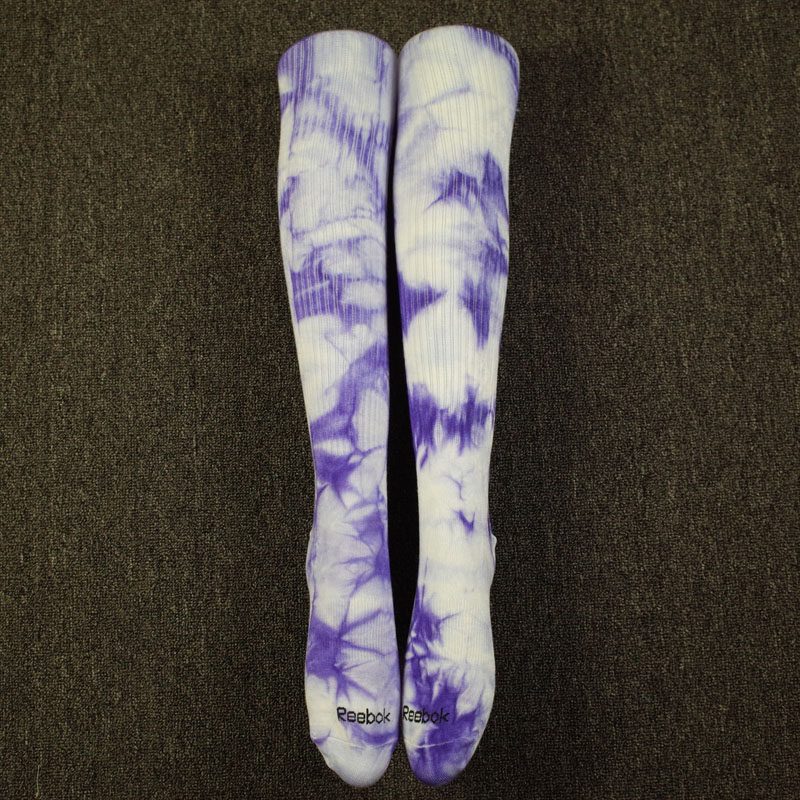 女款长筒高筒扎染碎花袜子原宿街头流行长板到膝盖复古,女士内衣/男士内衣/家居服,长筒袜,淘宝优惠券,粉丝福利购,淘宝优惠卷