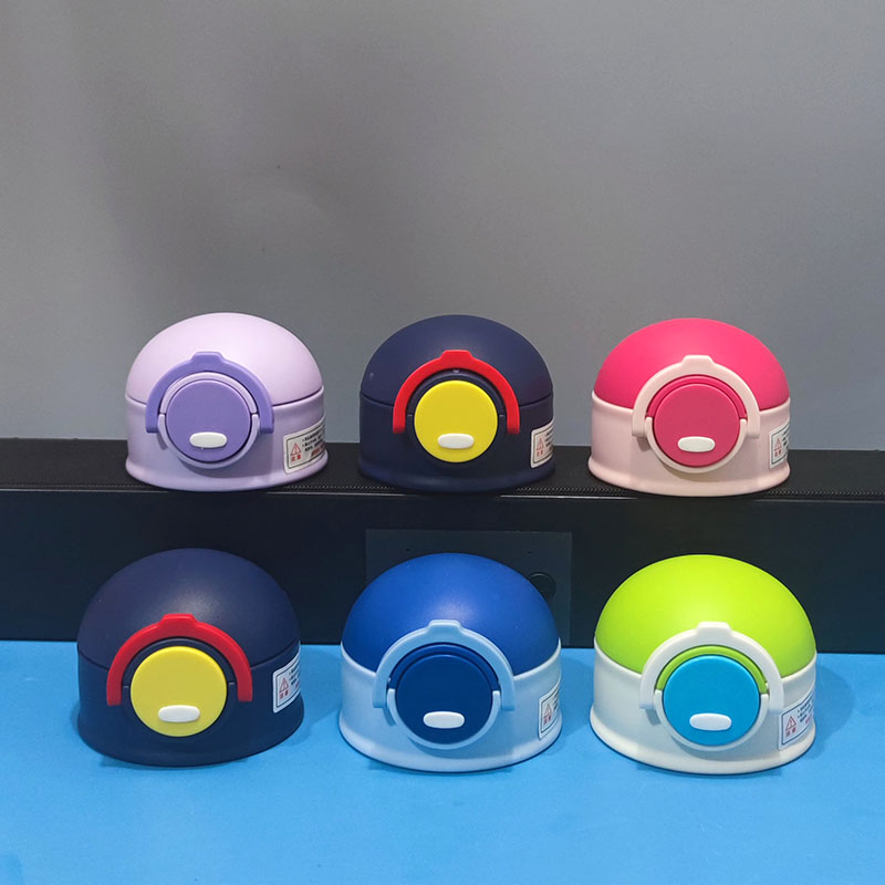 迪士草莓熊原装保温杯盖子非通用配盖爱莎米奇盖子防漏水杯吸管盖