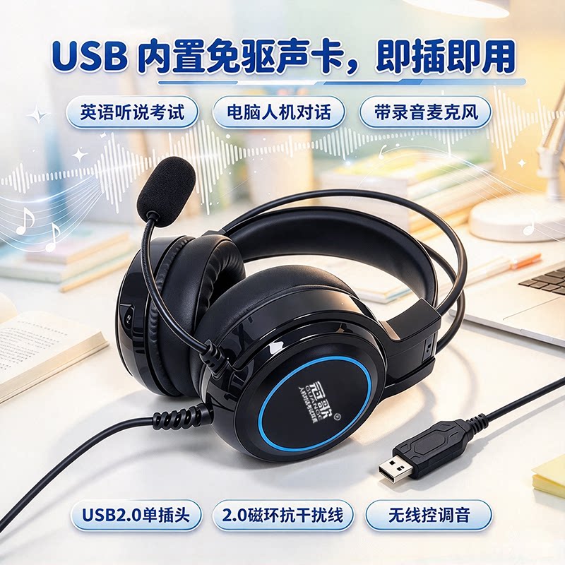 冠歌口语训练英语听说考试耳麦