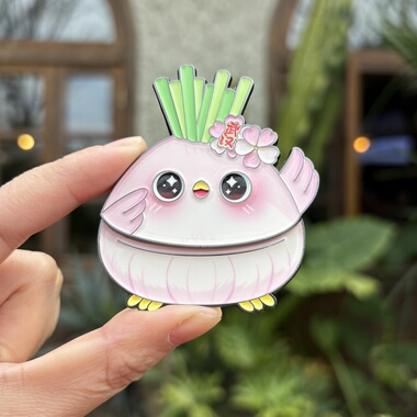 礼盒装武汉蒜鸟吃热干面金属冰箱贴武汉文创纪念品伴手礼