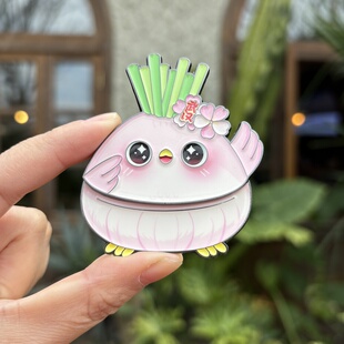 礼盒装武汉蒜鸟吃热干面金属冰箱贴武汉文创纪念品伴手礼