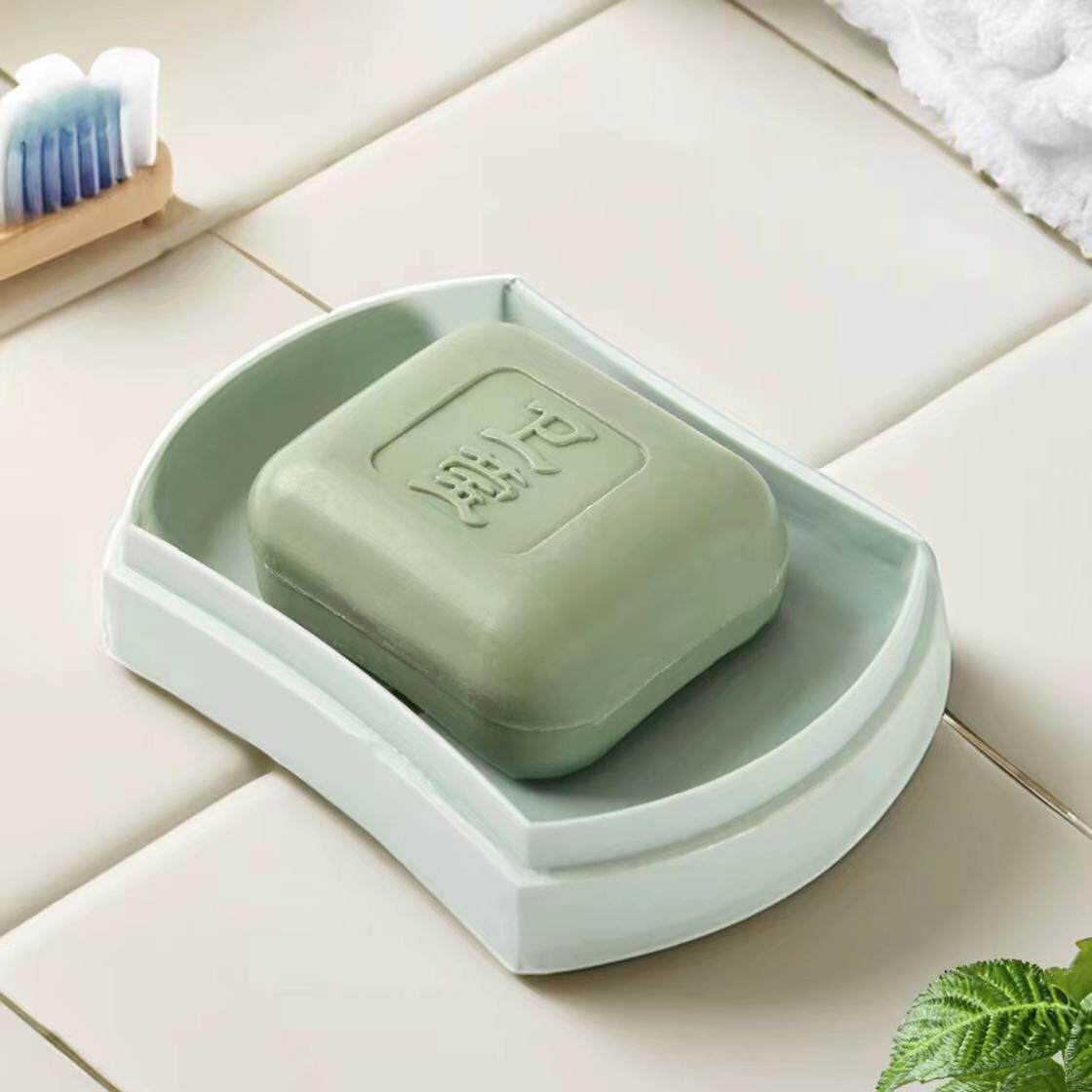 卫莹正品艾草紫苏滋养香皂除菌净螨洗脸洗澡用香皂120g清洁洗脸皂