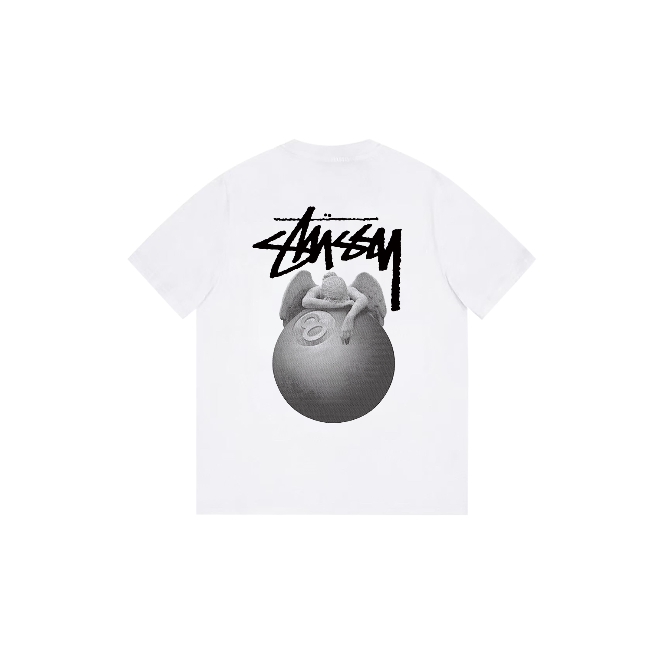 thumbnail for STUSSY Stussy American Retro Short Sleeve T-Shirt Men's Loose Trendy Brand Design Sense Niche Half-Sleeved Top Ins Trendy