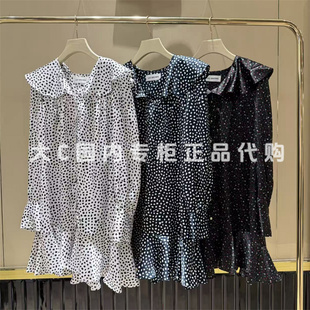 LilyBrown国内专柜直发 荷叶碎花连衣裙 LWFO264149吊牌价965