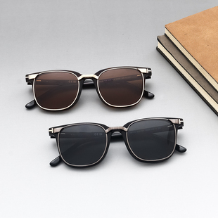 原货 套镜近视眼镜磁吸墨镜男可配度数散光一镜两用开车眼镜镜框