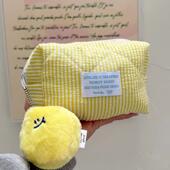 SEEU SODA 自制韩系少女奶油化妆包韩国洗漱收纳包便携笔袋