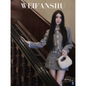 名媛风气质小香羊毛套装 凡舒轻奢 首尔甜心2025年秋冬新款 优雅