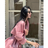 凡舒轻奢 显瘦百搭 收腰风衣外套长款 夜色巴黎2025年秋冬新款 时尚