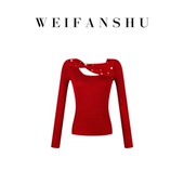 凡舒轻奢 显瘦 气质百搭毛衣上衣时尚 炙热回忆2025年秋冬新款 修身