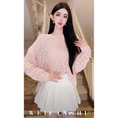 宽松圆领长袖 凡舒轻奢 时代广场2025年秋冬新款 毛衣甜美减龄百搭