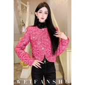 凡舒轻奢 小香风外套百搭显瘦 时尚 蔷薇雾语2025年秋冬新款 短款