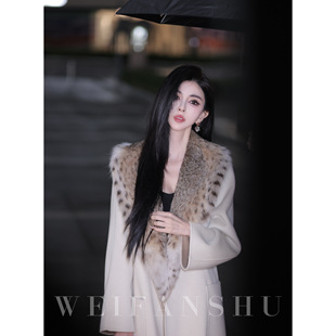 凡舒轻奢 气质轻奢高级羊毛大衣外套百搭 纵情浮华2025年秋冬新款