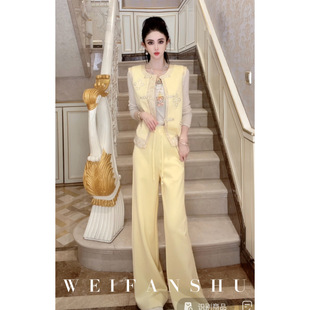 凡舒轻奢 诗意东方2026年早春新款气质新中式套装马甲&裤子时尚