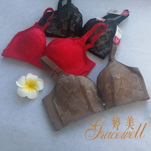 婷美简约聚拢防垂软钢圈定型文胸