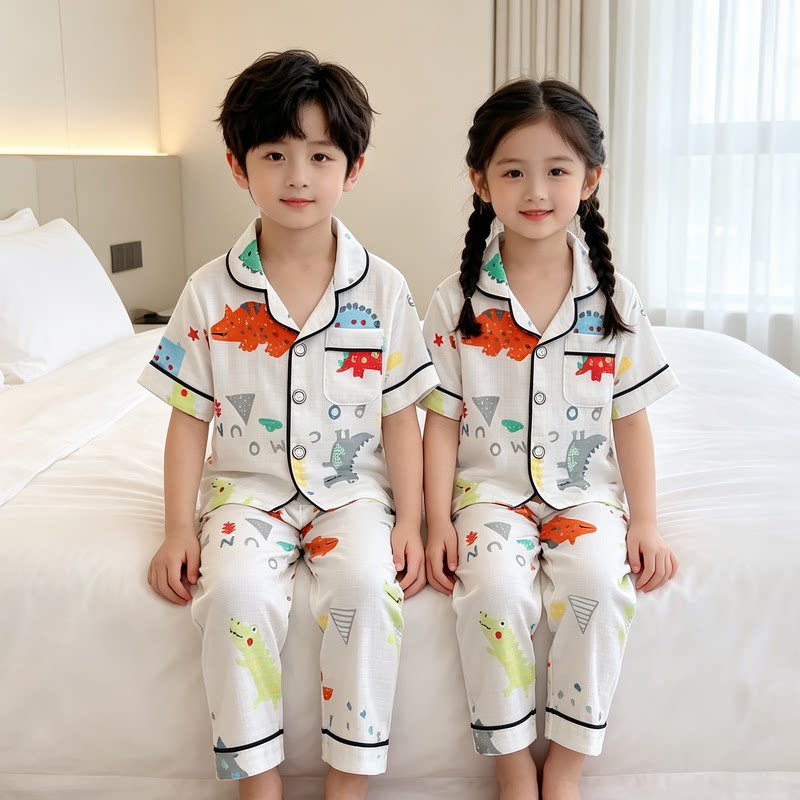 棉纱韩版纱布夏季空调服