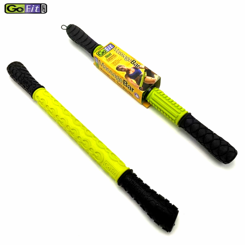 正品美国GoFit按摩棒泡沫轴瑜伽筋膜深层放松按摩滚轴瑜伽柱