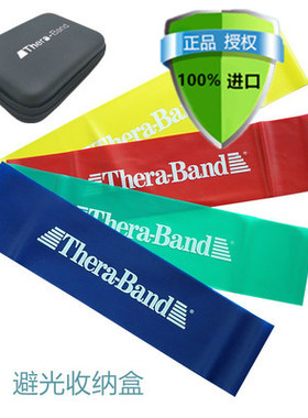 美国赛乐Thera-Band正品赛乐弹力环弹力带拉力绳腿部训练带迷你带