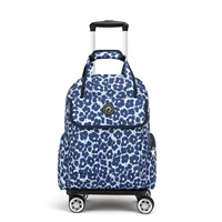 Синий леопардовый принт, колесики.