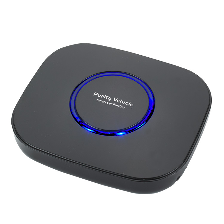 厂家直销 新款智能车用车载桌面办公空气净化器 除甲醛负离子