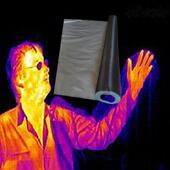 防红外线摄像头专用布挡热成像仪布监控看不透照射不到安检检测布