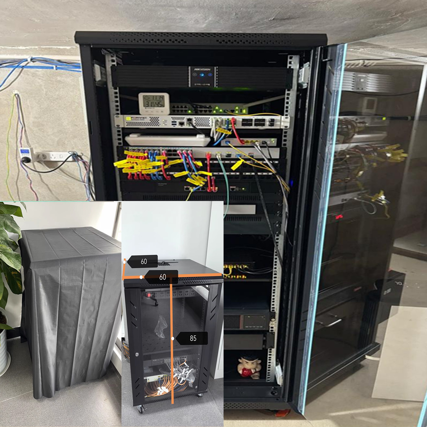 办公室网络交换机专用防辐射布防电磁波布配电房机箱机柜防电离子