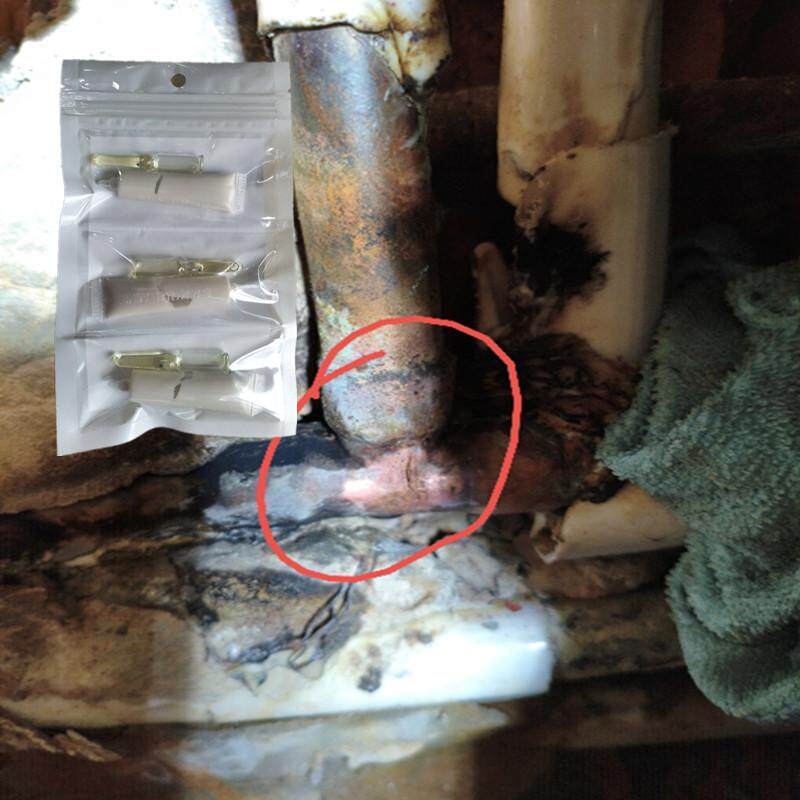 铜管漏氟焊接胶水空调冰箱压缩机风机盘管漏气漏氟补耐高温高压