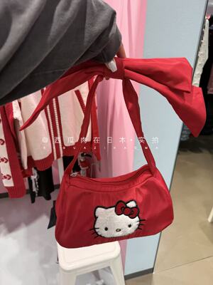 日本订购 candystripper × hello kitty 蝴蝶结单肩包手提包