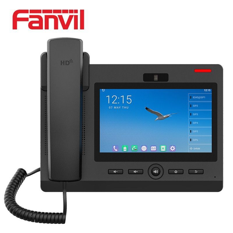 Fanvil方位IP电话机 网络电话机座机 标准SIP协议 电源POE无线彩