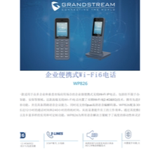 明川欣业DINSTAR潮流网络IP电话机 手持WiFi彩屏电话WP816  WP826