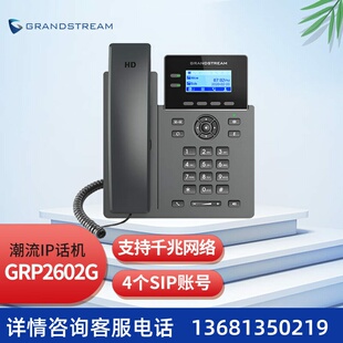 Grandstream潮流GXP1610 IP电话机  SIP话机 网络电话 呼叫中心话