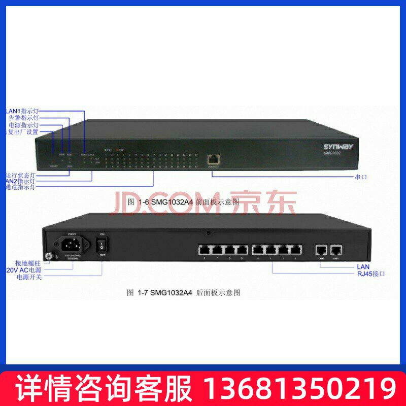 synway三汇语音网关SMG1032A4-32O电话模拟网关SIP协议网络IP