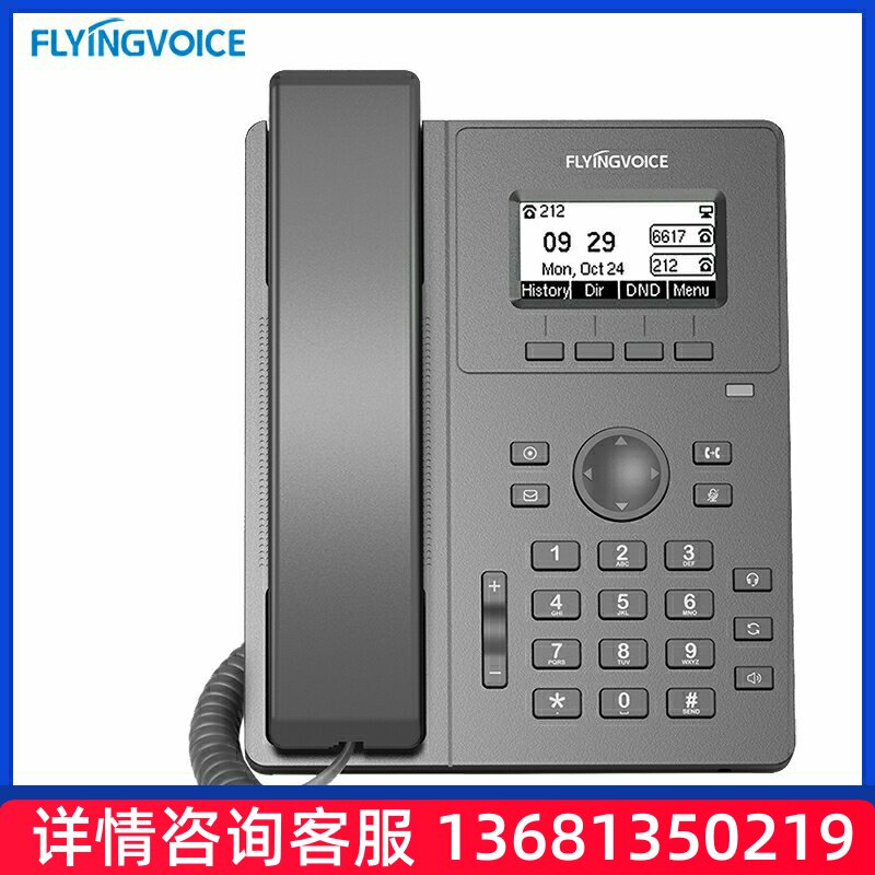 FLYINGVOICE飞音时代物联网IP话机4GLTE插卡SIP电话机网络座机