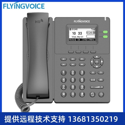 FLYINGVOICE飞音时代无线IP电话机P20网络SIP电话座机IPPBX话机录