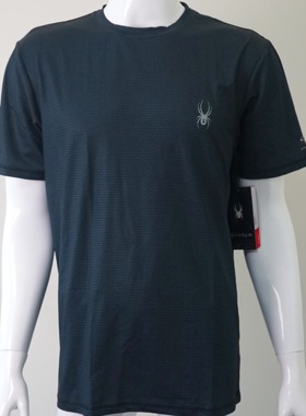 Spyder/蜘蛛Grid RashGuard男款夏速干短袖T恤 比肩Cormac crew