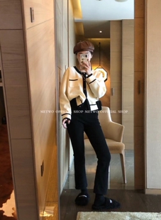 METWO店主推羊毛线粗花呢小香风针织外套女法式 气质名媛上衣1891