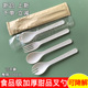新品 一次性加厚酸奶勺子独立包装 轻食沙拉叉子甜品勺蛋糕叉勺