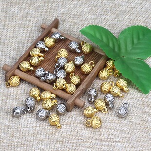 DIY手工 盘扣球型旗袍上衣扣子电镀金银色 亮银色蘑菇扣 配旗袍