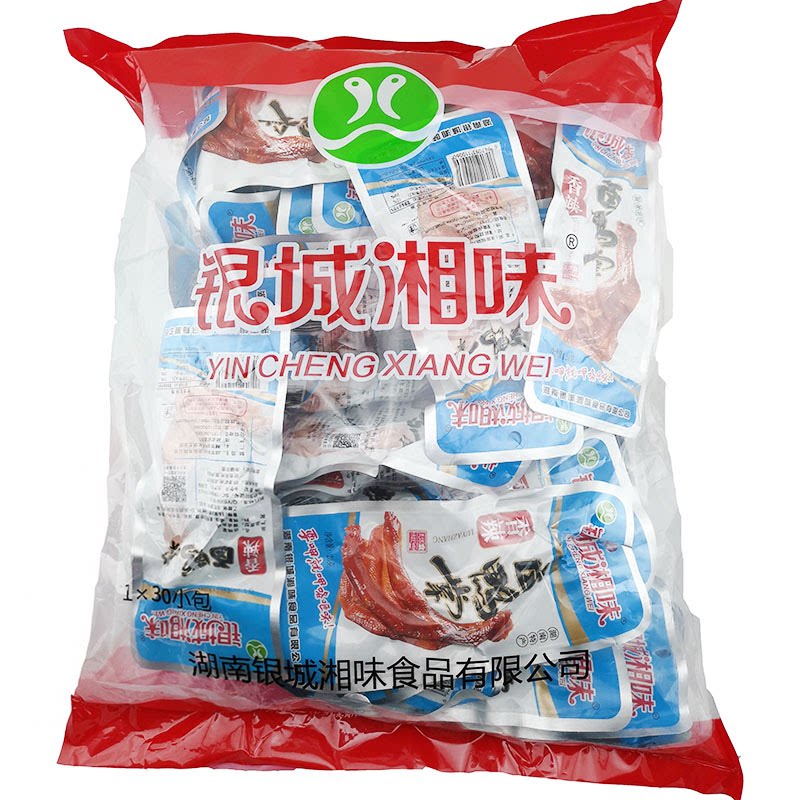银城湘味卤味酱卤肉真空即食鸭掌图片