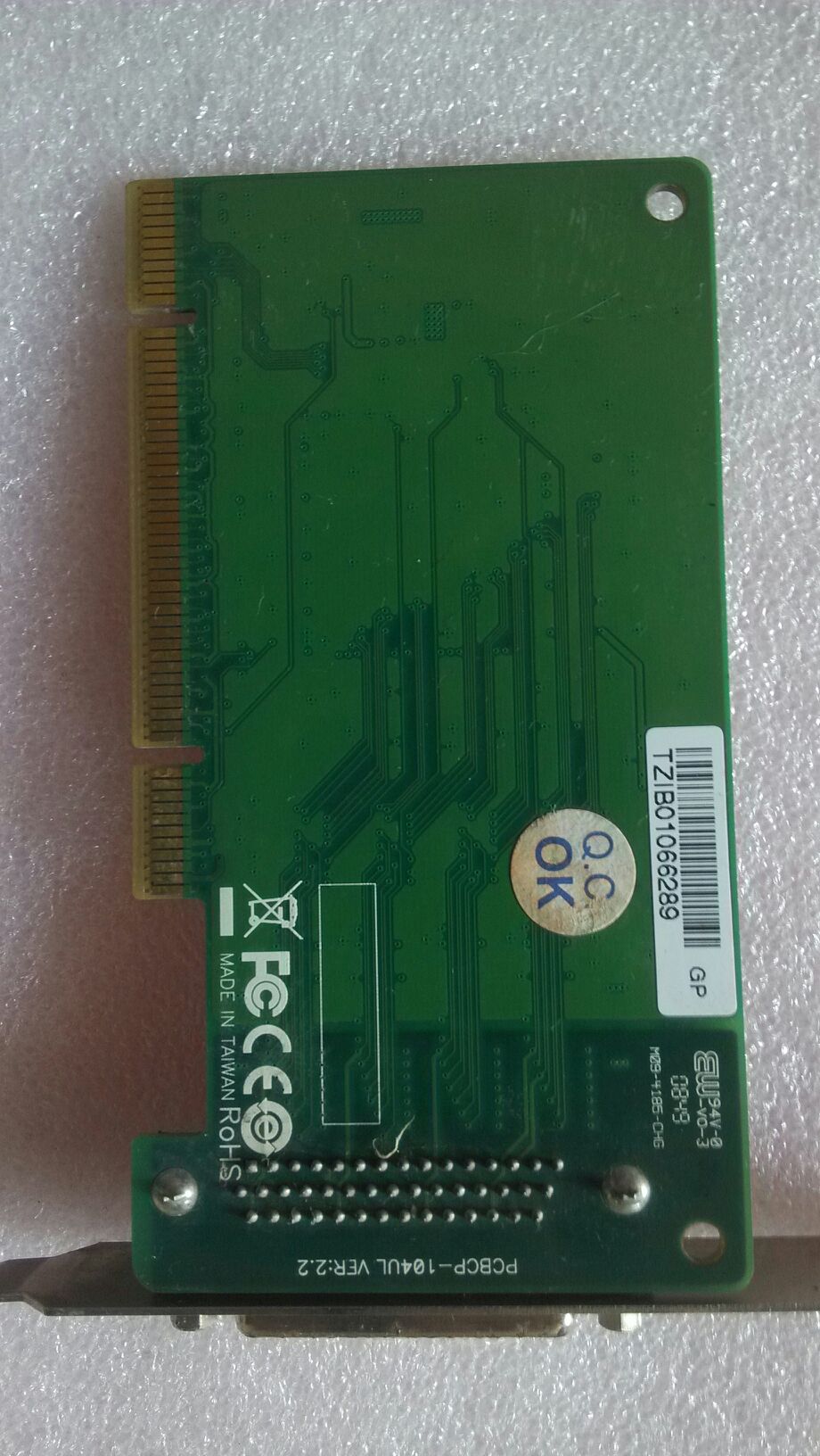 XA CP-104UL PCI 4口RS232多串口卡 PCBCP-104UL REV:2