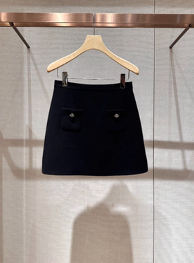2025春季新款简约通勤百搭高腰显瘦A字短款半身裙女R801002A