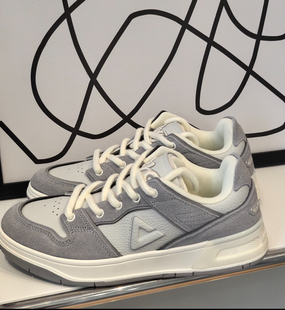 男夏季 春秋复古透气休闲鞋 新款 低帮运动鞋 子 男士 匹克910态极板鞋