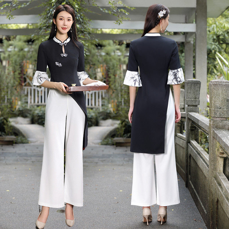 美容师工作服女套装足浴技师服