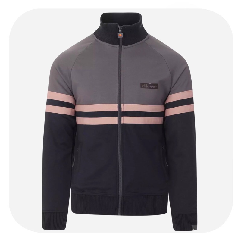 【外套】ELLESSE意大利复古撞色运动外套休闲牛角包潮牌女款跑步