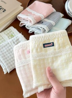 9986茶歇少女温柔系女内裤棉A类柔软棉加长裆10A抑菌