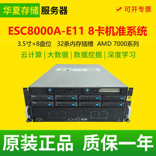 ESC8000A-E11 8卡机准系统 二手服务主机gpu算力机深度学习工作站