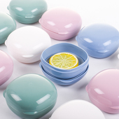 香皂盒带盖创意个性 有盖肥皂盒旅行 可爱手工皂盒洗脸皂盒子便携式